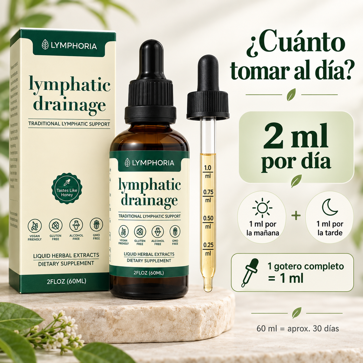 Lymphoria™ Drenaje Linfático 60 ml
